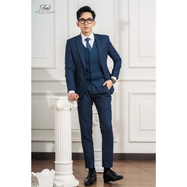 Vest xanh navy đầy cuốn hút